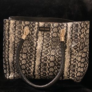 Cole Haan Snakeskin purse